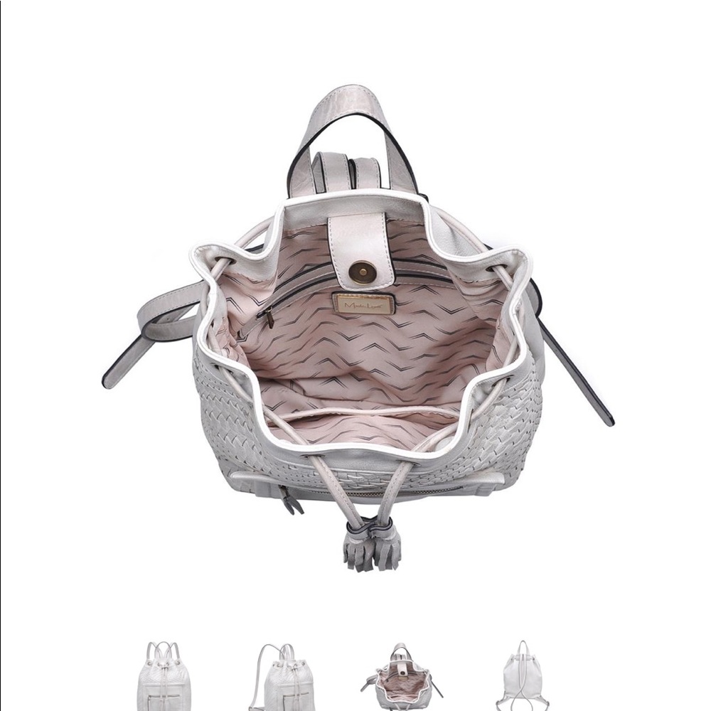 Moda Luxe White Backpack - Picture 4 of 8